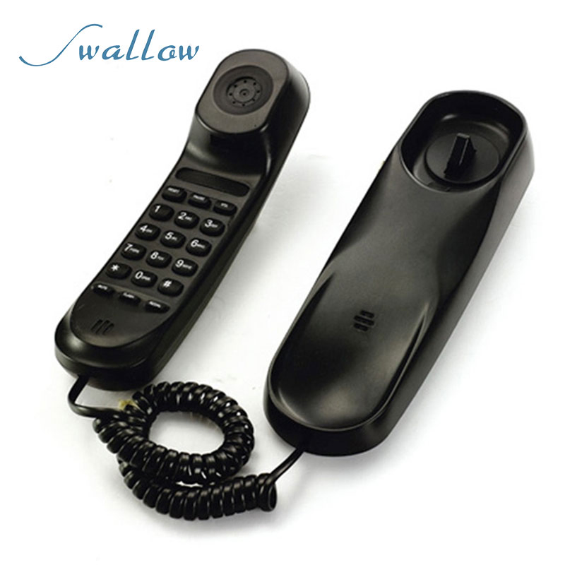 Black Wired Cord Hospitality Telephones, for Hotel Swallow