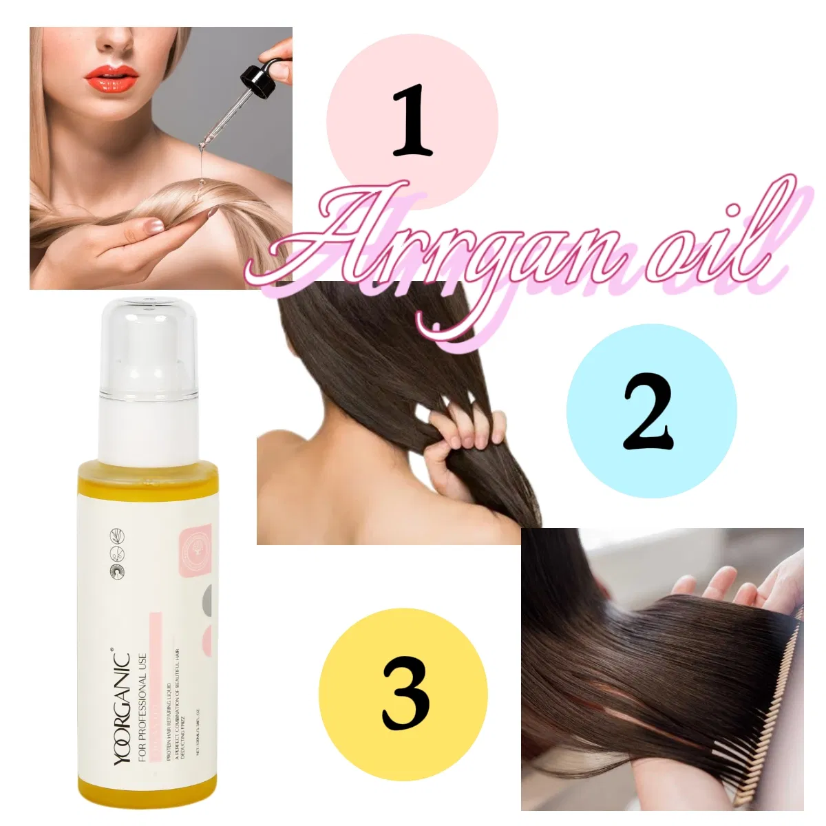 100ml Dry Damage Hair Treatment Anti Frizz Thickening Smooth Shine Keratin Hair Care Repair Silk Hair Serum