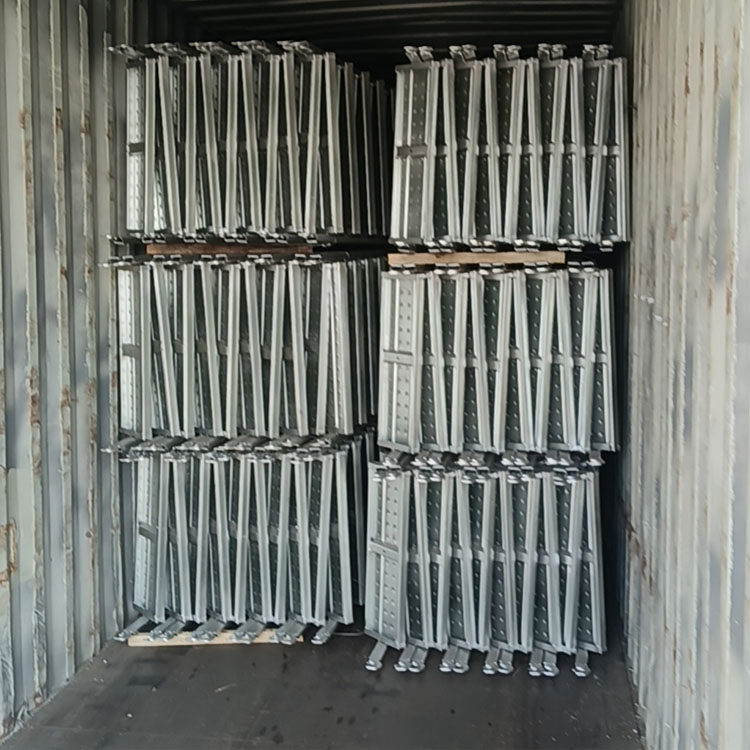 Galvanized Steel Scaffolding Staircase with Handrail for Safe Access