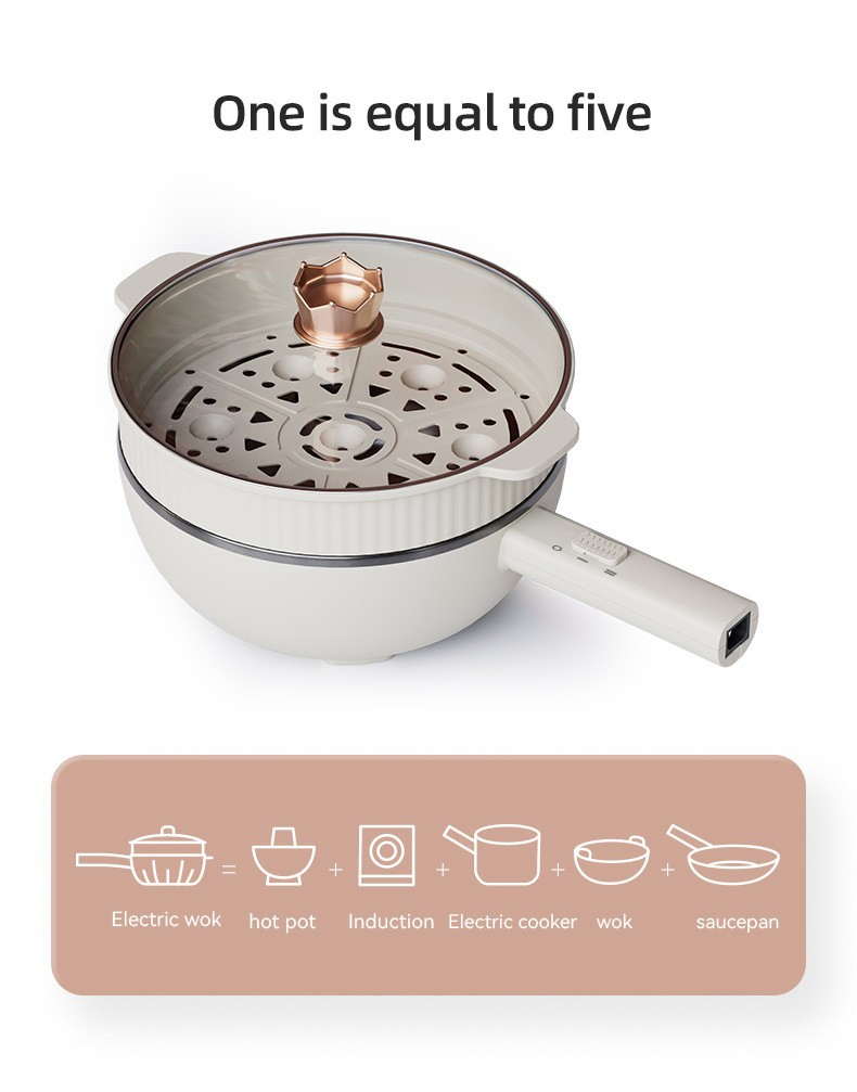 Electric Frying Pan Temperature Control Electric Non Stick Frying Pan Electric Frying Pan with Steamer Non-Stick Electric Frying Pan Wholesale Price