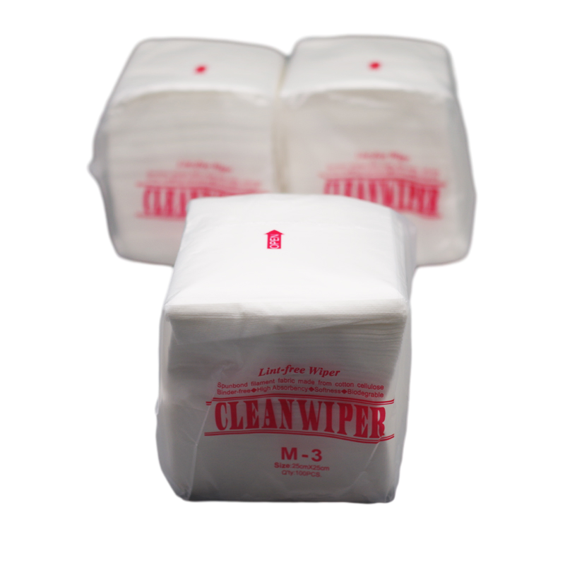 Non-Woven Fabric Cleanroom Wipers for Industrial and Lab Use