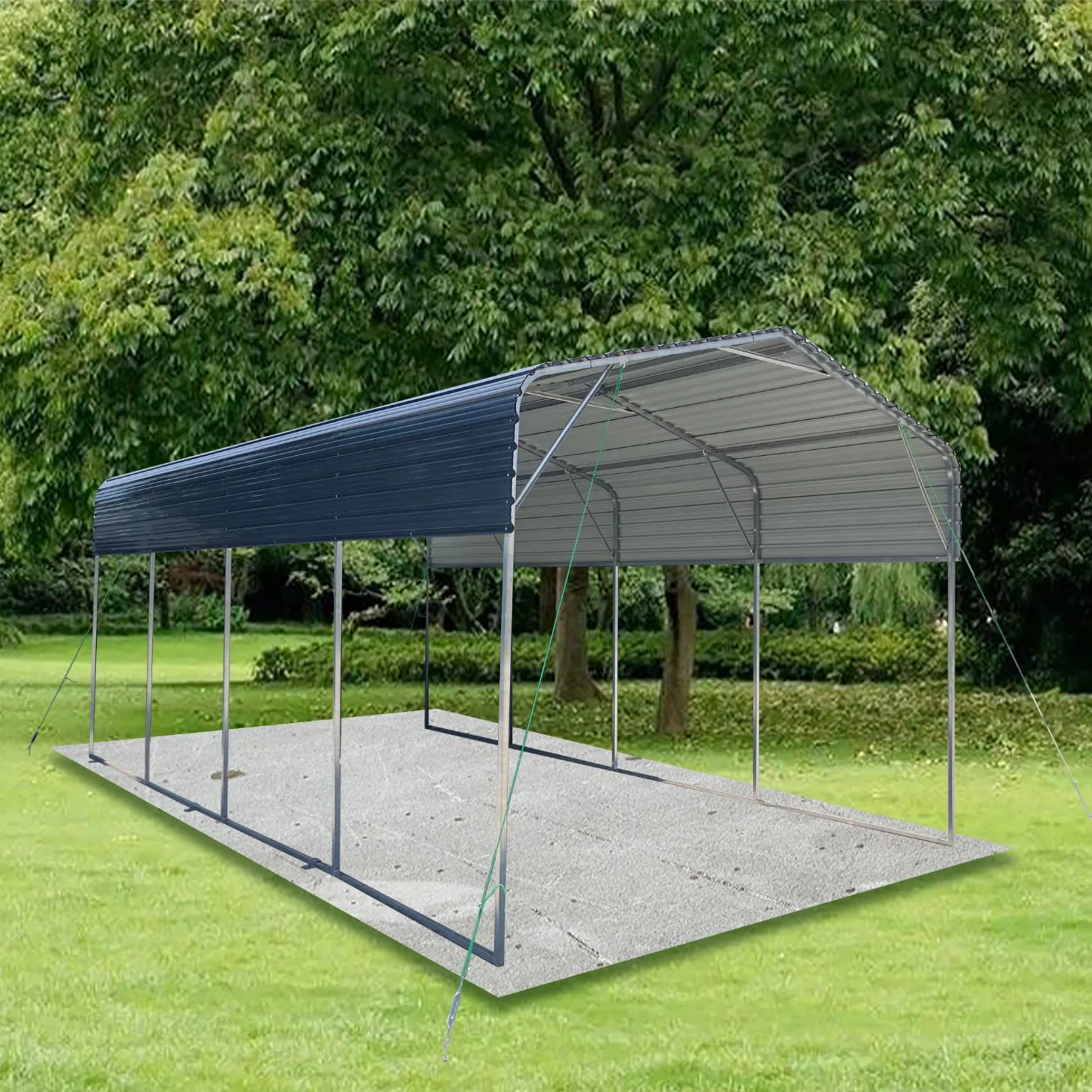 China Metal Steel Storage Shed Garages Canopies & Carport