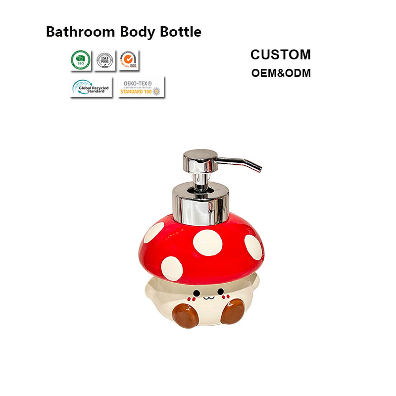 250ml Portable Bathroom Ceramic Bottle for Travel Business Trip Amenities