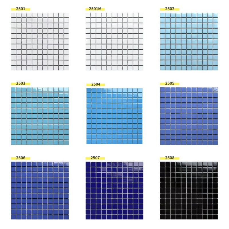 Красная мозаичная плитка для стен и декора