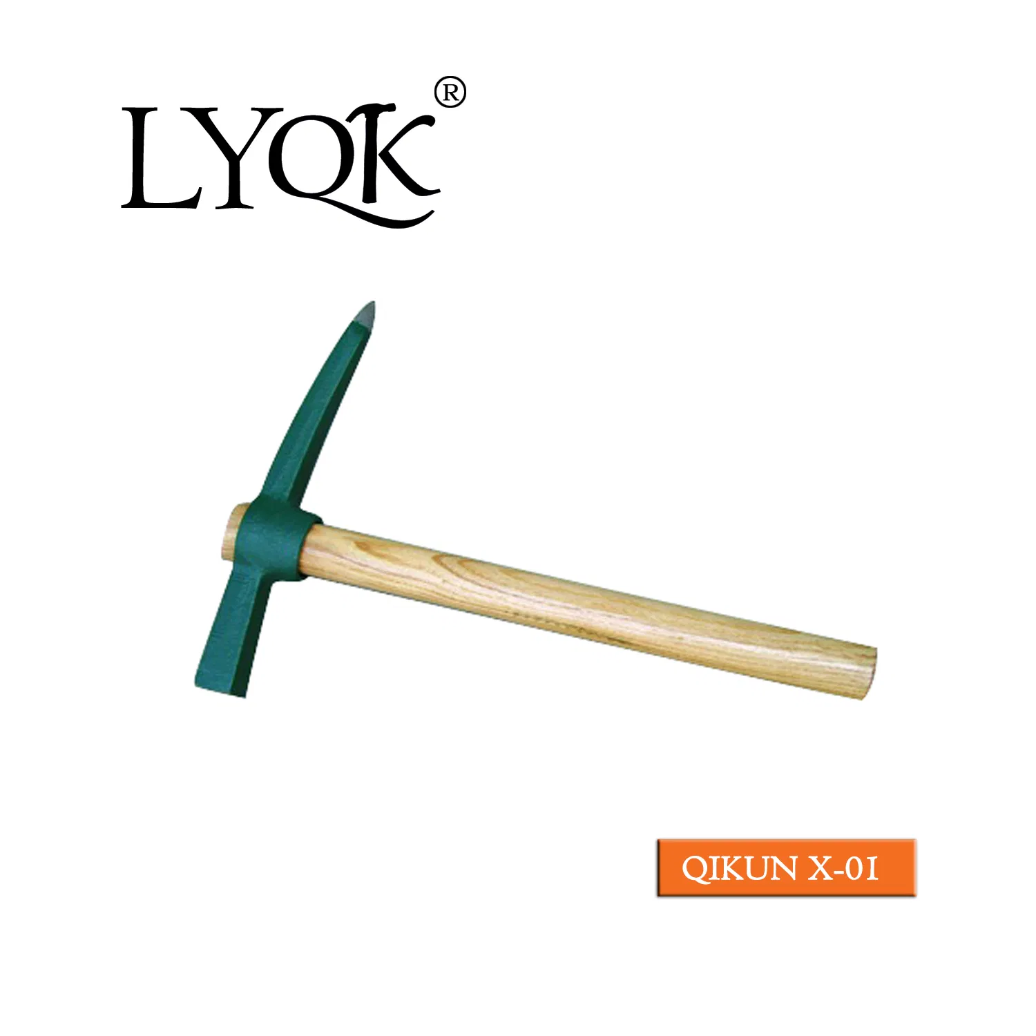 X-01 High Quality Rail Steel 65mn Agriculture Farm Garden Hardware Hand Tools Pick Head Mattock Pickaxe