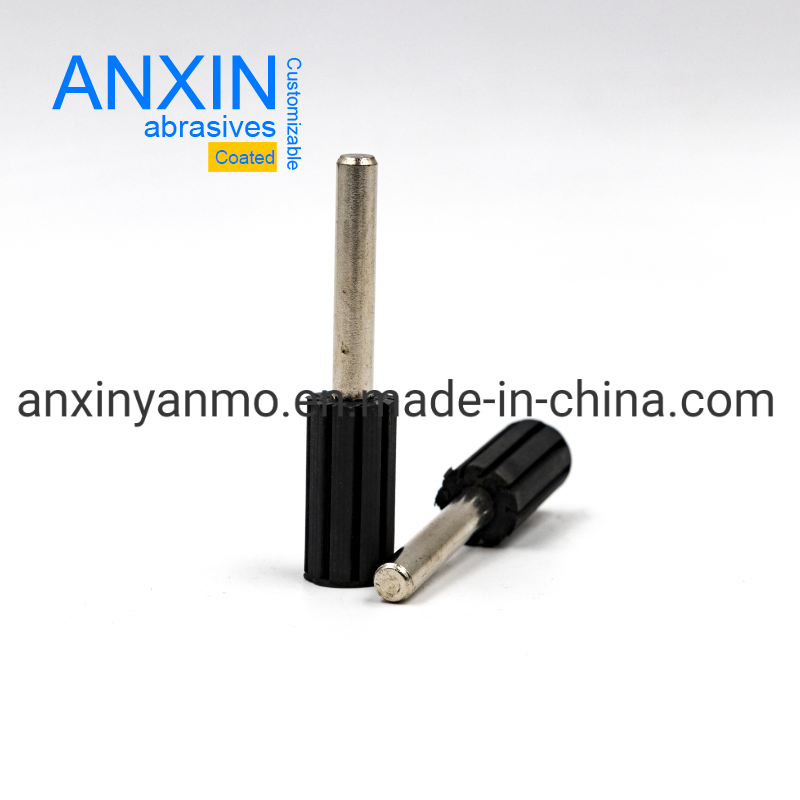 9.5 X 13 X 2.35mm Rubber Tension Roller Sand Drum with Machine Tool for Polishing and Grinding Metal Surface