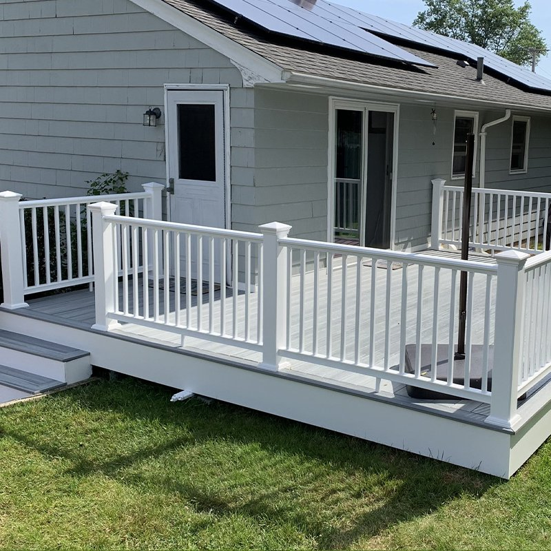 Eco -Friendly Composite Balcony Terrace Fence Handrail and Railing Anti-UV WPC Fencing & Railing