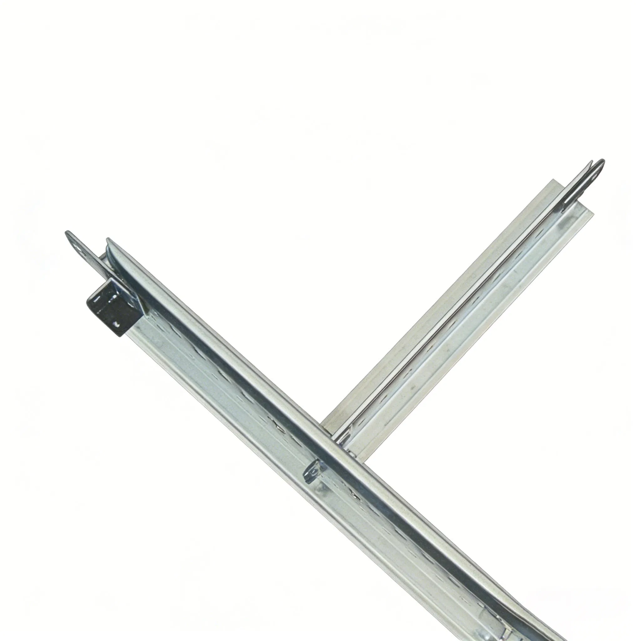 Suspended Galvanized Ceiling T Grid Components, Ceiling Frames Steel Keel 32/38