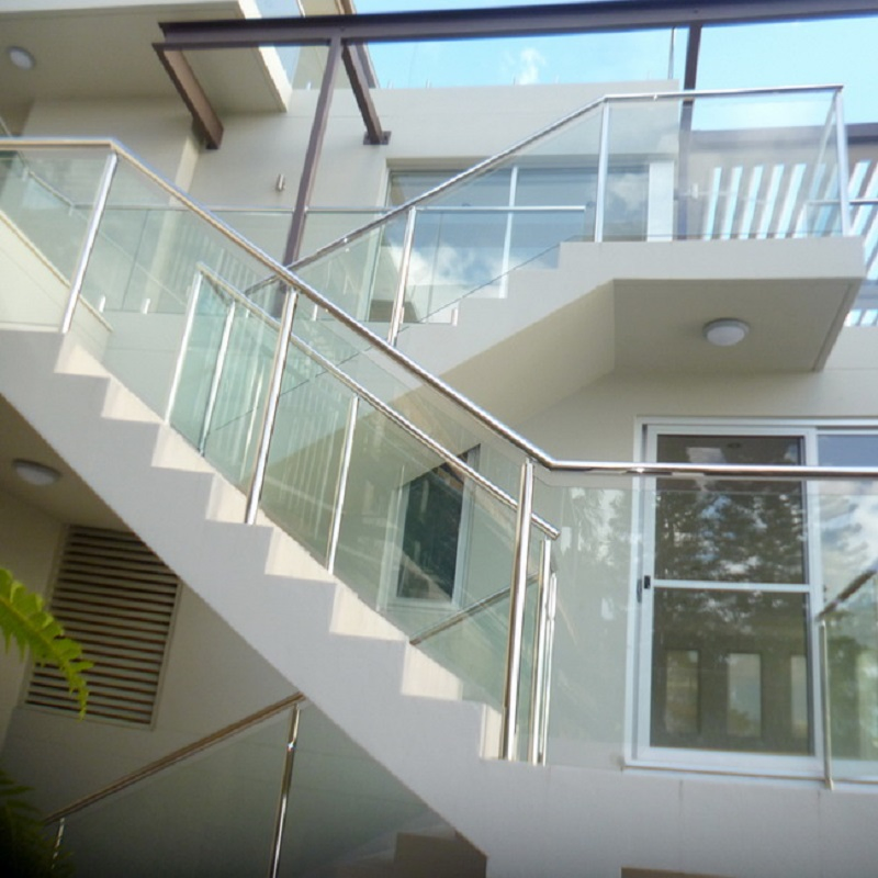 Idl Stainless Steel Handrail Glass Fence Panel Balcony/Stair Railing Staircase Balustrade