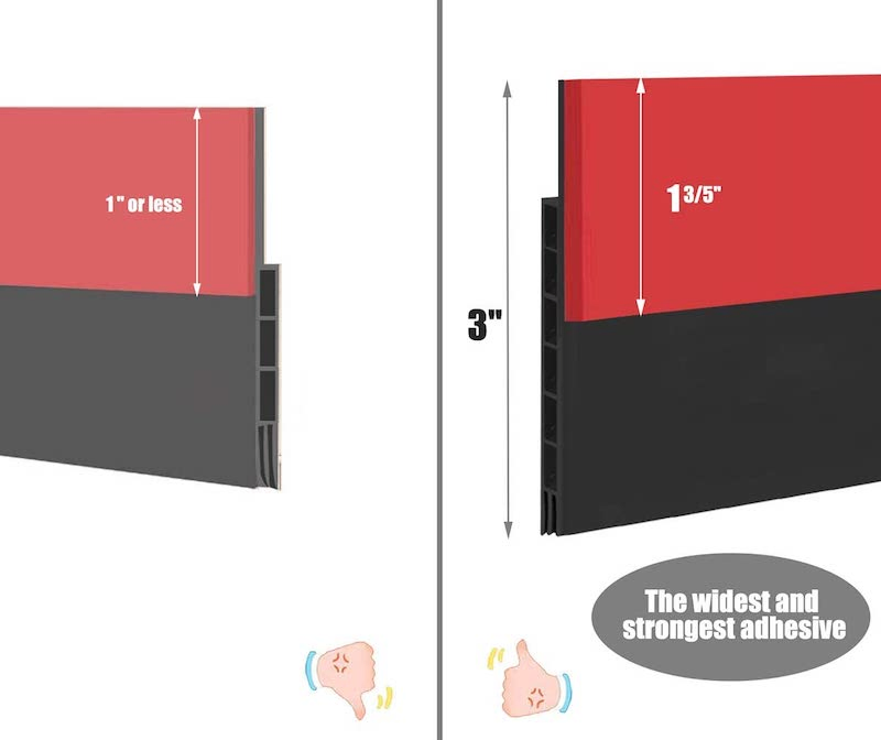 Door Brush Seal Rubber Threshold Weather Strip Garage Weatherstrip