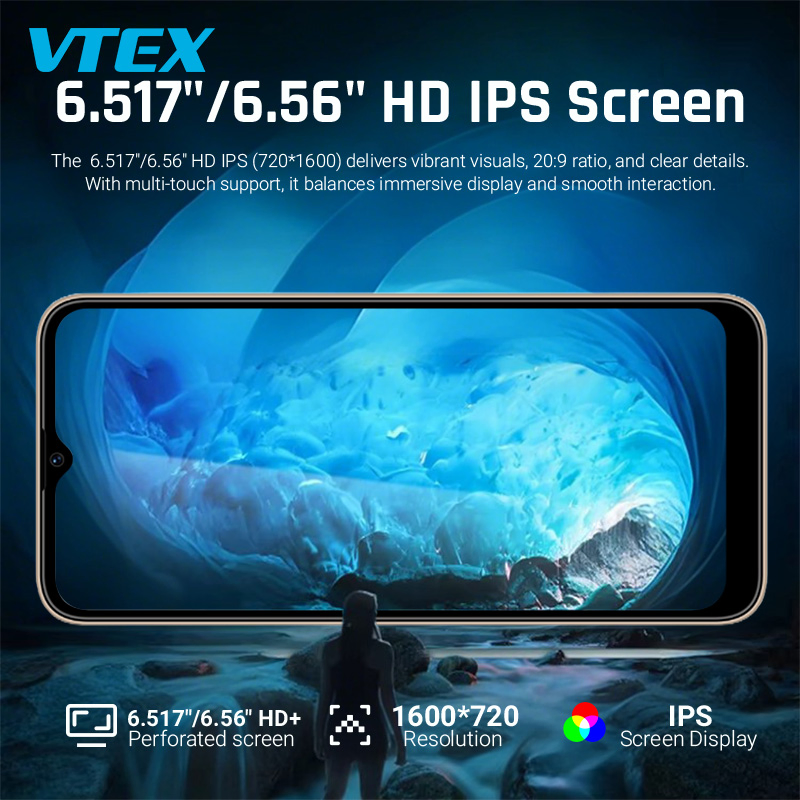 Смартфон 6.5" 4G LTE, 8 ГБ ОЗУ, 256 ГБ ПЗУ, Android 16