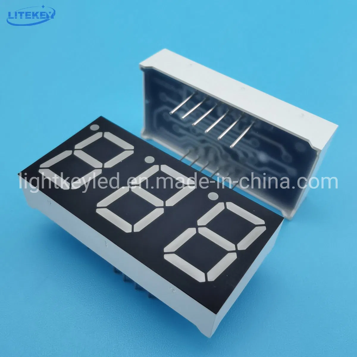 Three Digits LED 7 Segment Display