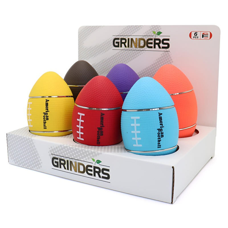 Factory Wholesale Multi Colors Tobacco Herb Shisha Hookah 3 Parts Zinc Glass Smoking Accessories Grinder