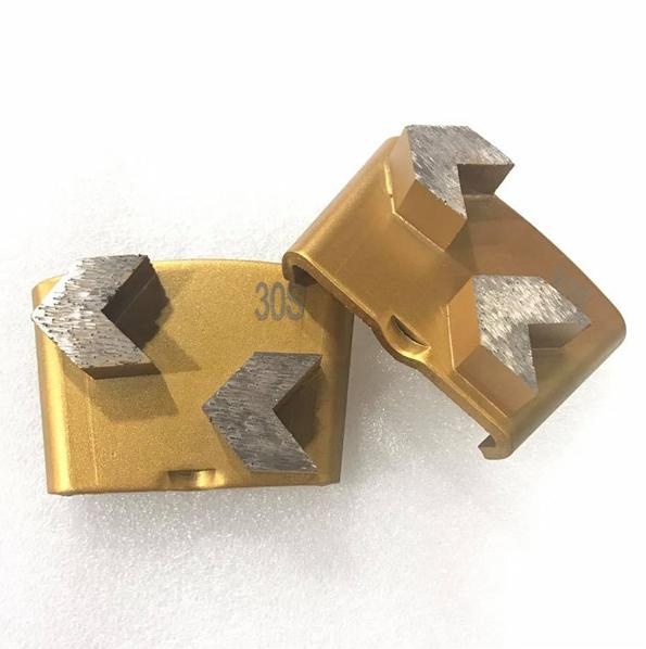 HTC Quick Change Arrow Grinding Segments for Concrete