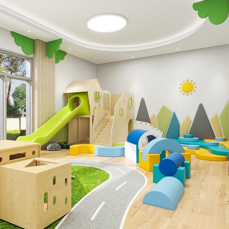 Игровой центр детский деревянный для сада школы