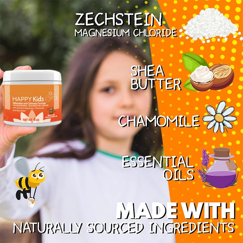 Skin Care Chamomile Balancing Emotions Helps Children Sleep Magnesium Sleep Cream Child