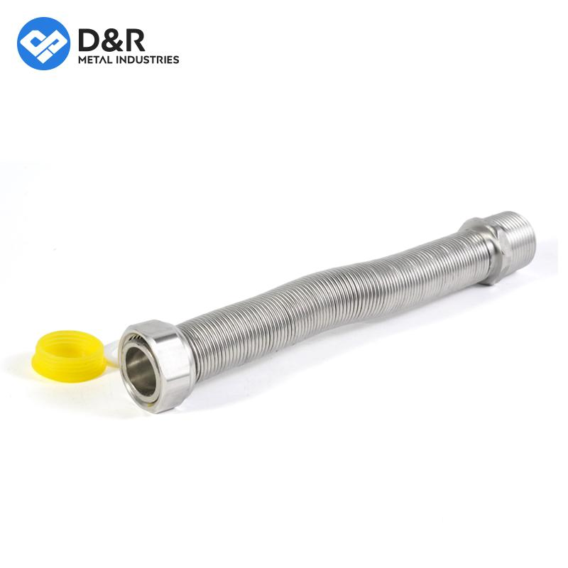 D&R Factory Price Metal Flexible Hoses Flexible Stainless Steel Pipe Gas Stove Connector Flexible Gas Lines