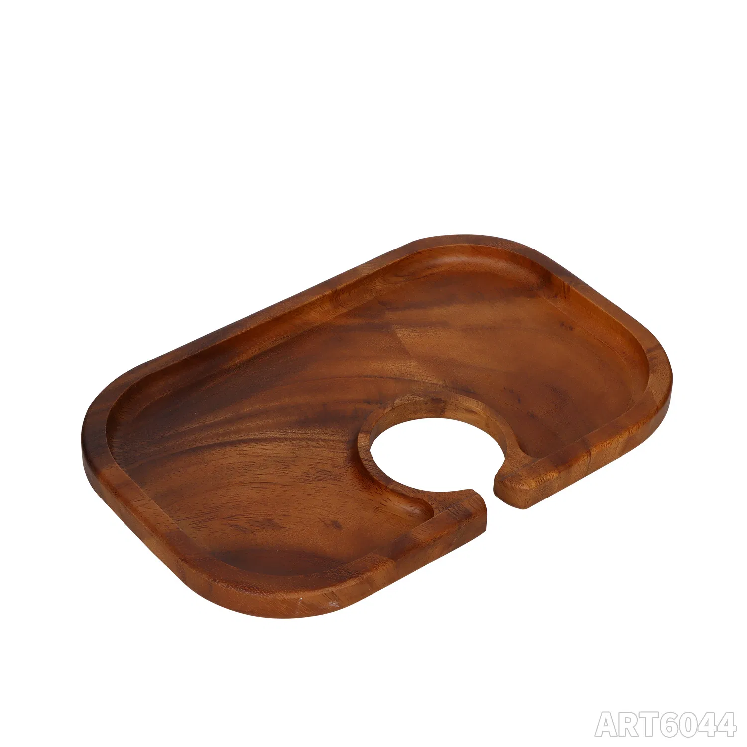271g Hot Sale Brown Grain Wood Rectangle Wooden Ashtray Smoking Accessories Wholesale