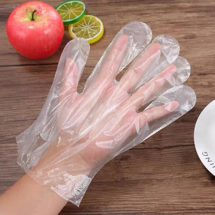 Disposable Clear Cleaning Poly Plastic Gloves