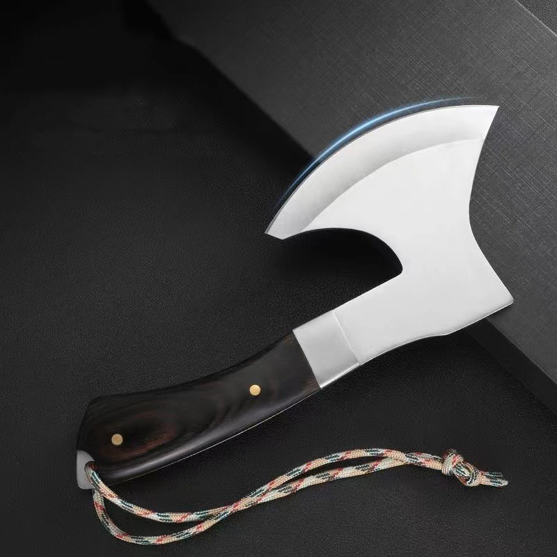 Ds-2929 Hot Selling Industrial Wholesale Portable Handmade Wooden Handle Outdoor Hunting Survival Camping Multi-Functional Tool Axe