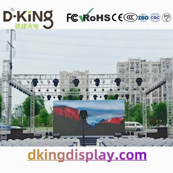 P3.91 Outdoor Super Light Thin Stage Backdrop Video Wall LED Display