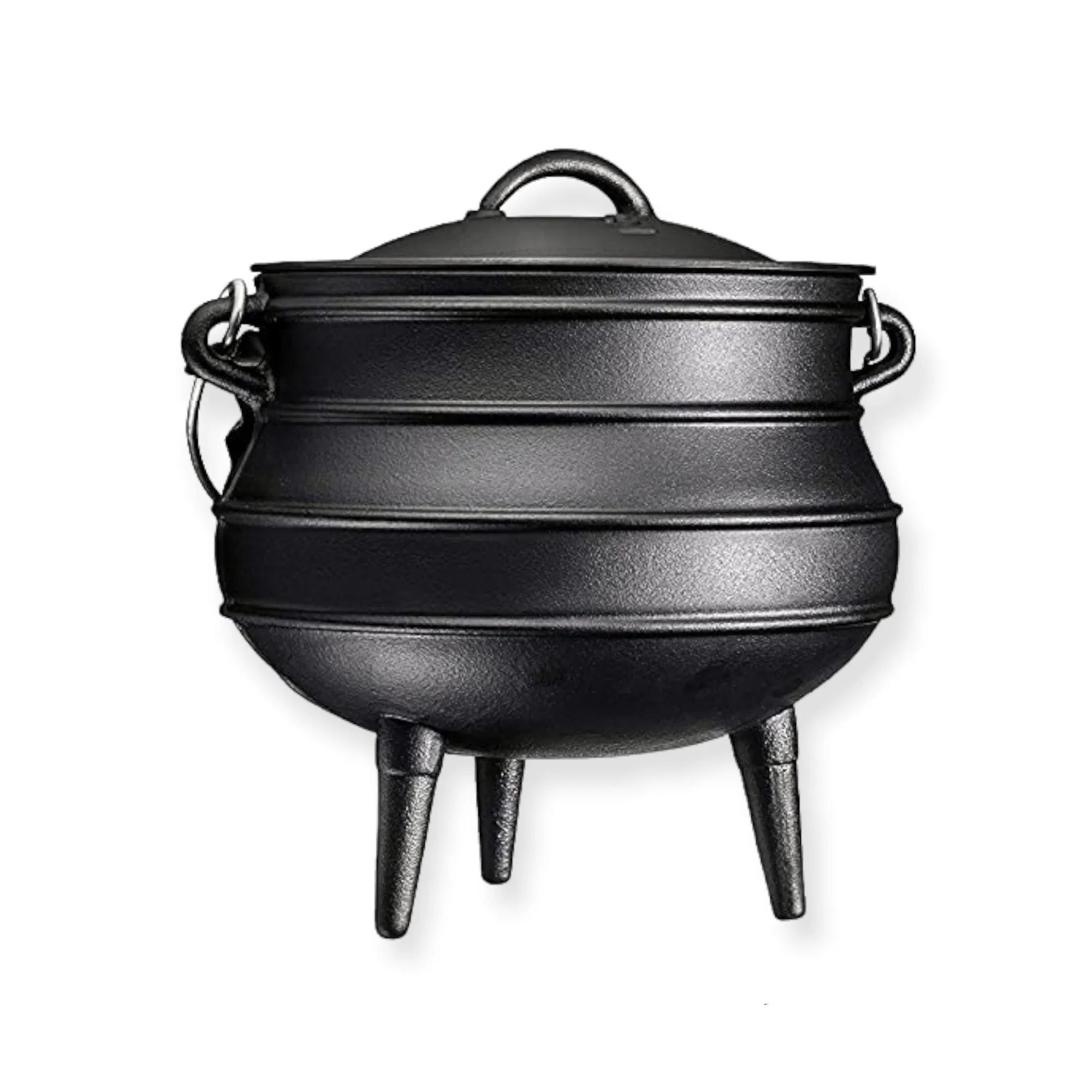 Чугунный котелок Potjie с тремя ножками для костра
