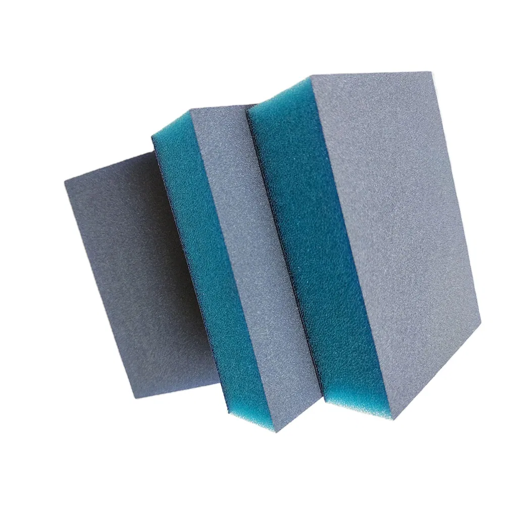Customized Size Abrasive Sponge Color Sanding Block for Wood/Metal Hand Use
