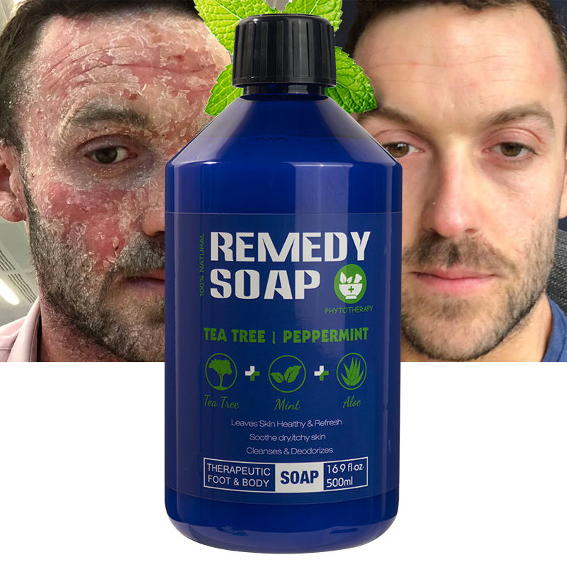 Private Label Body Care Products Body Wash Healing Cleansing Soap Tea Tree Oil Nourishing OEM Shower Gel for Soothes Itchy Skin