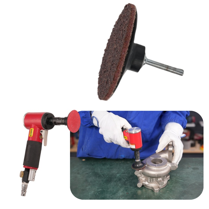 Non Woven Torque Sand Disc Roll Lock Die Grinder Sanding Grinding Disc