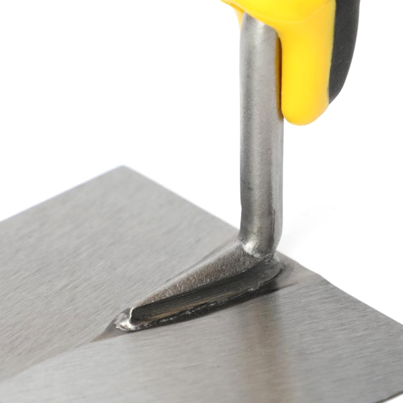 Concrete Tool Carbon Steel Flat Masonry Margin Grout Bucket Brick Trowel with Soft Grip Handle