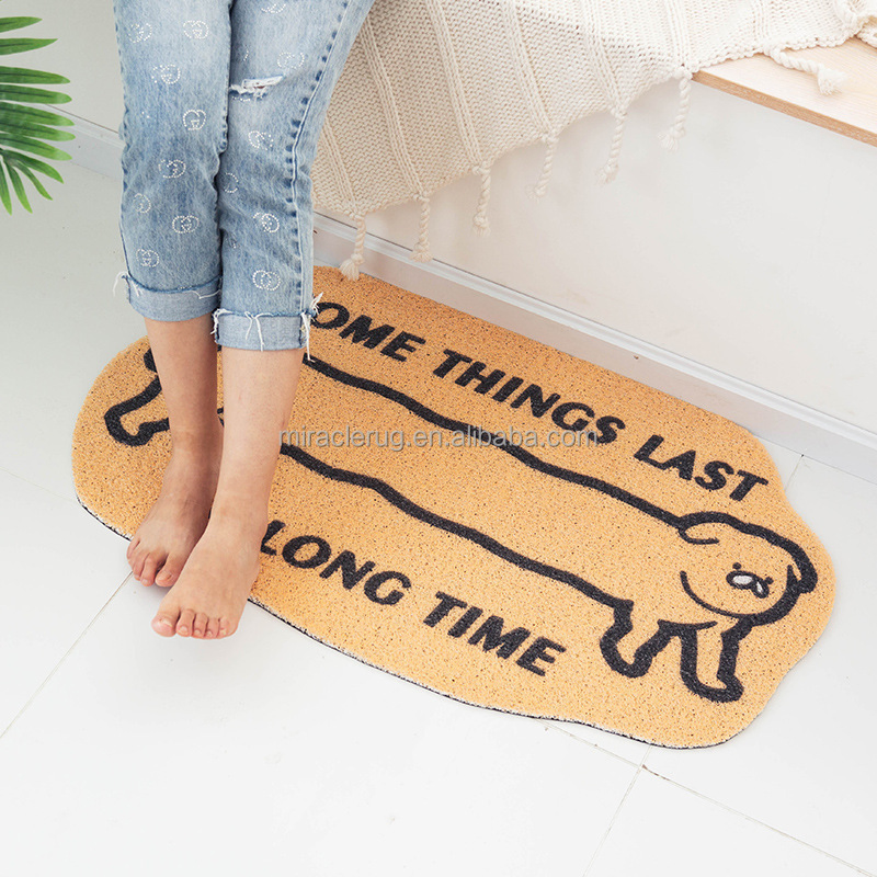 PVC Coil Rubber Backing Carpets Mat PVC Carpet Floor Mat Commercial Custom Foot Outdoor Floor Mats