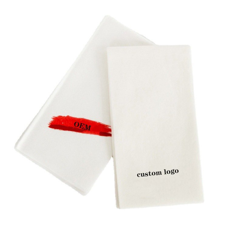 Premium Paper Tissue Napkins Customized Logo Disposable Restaurant Napkins Serviette Paper