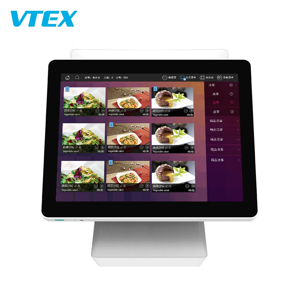 Touch Equipment Portable Business Software Dual Screen Cash Register Machine