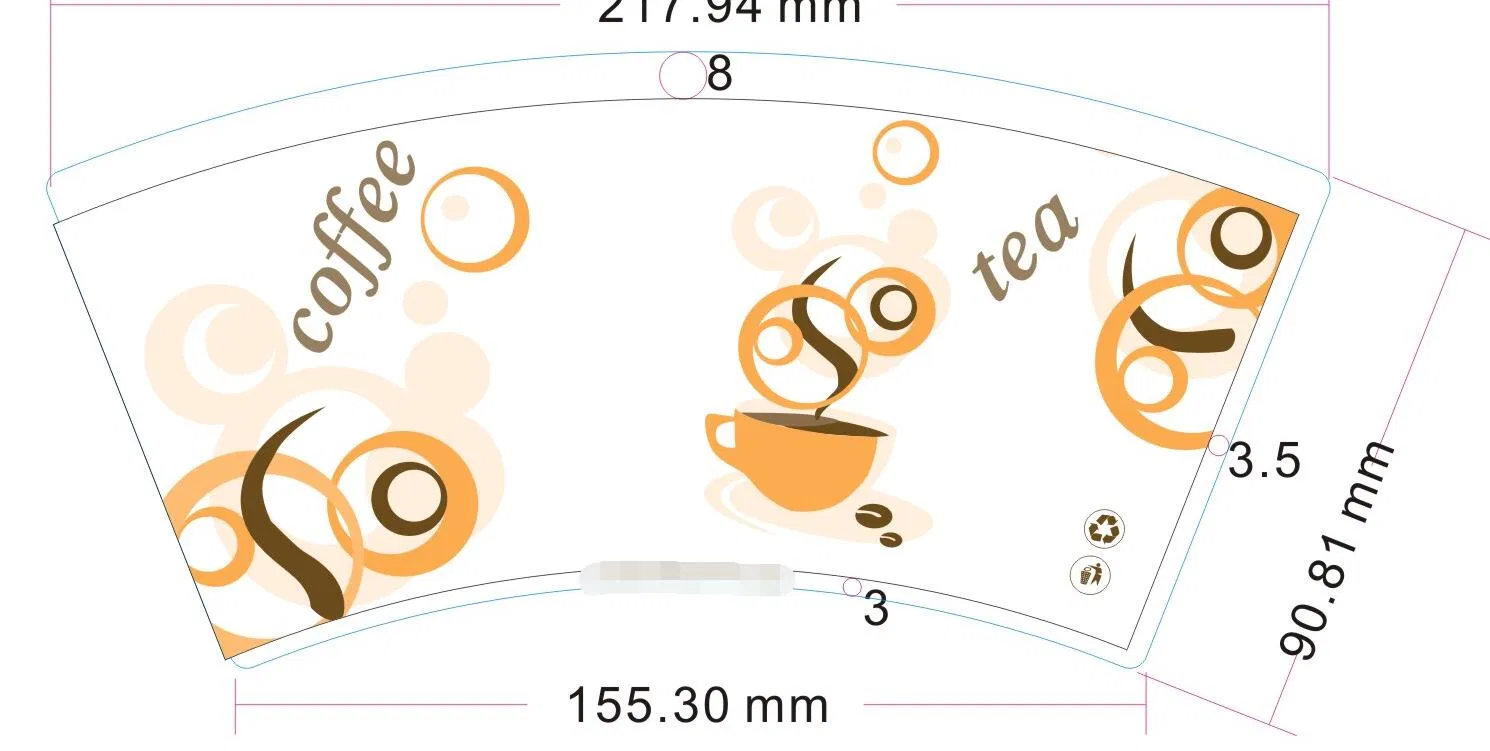 Cup Fans for Disposable Cups Hot and Cold Drink Cups
