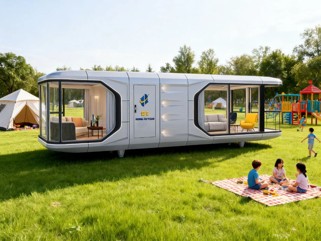 Honghuiyuan S5: Modern Capsule House for Luxury Retreats
