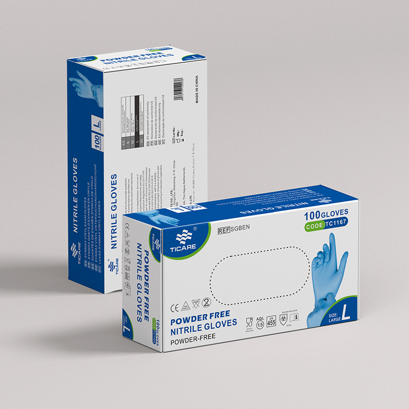 Wholesale No Dusk Industrial Medical Long Cuff 6 8 Mil Nitrile Gloves Box of 100