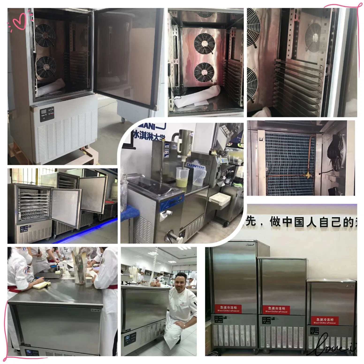 15 Pans Commercial Quick Chiller/Blast Freezer Gelato Fish Seafood Fruit -40 Degree