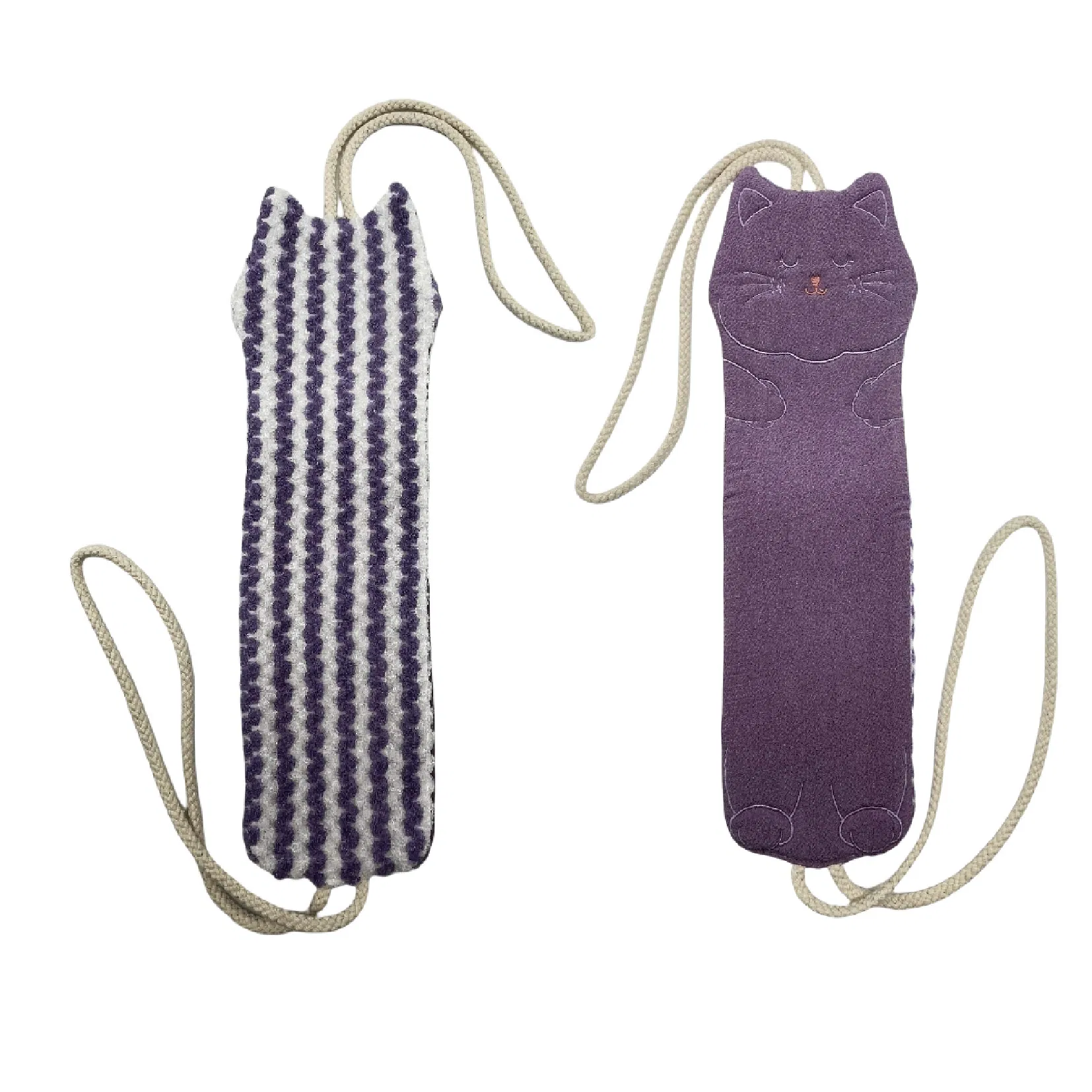 Double Sided Lovely Cat Bath Strip Exfoliating Glove