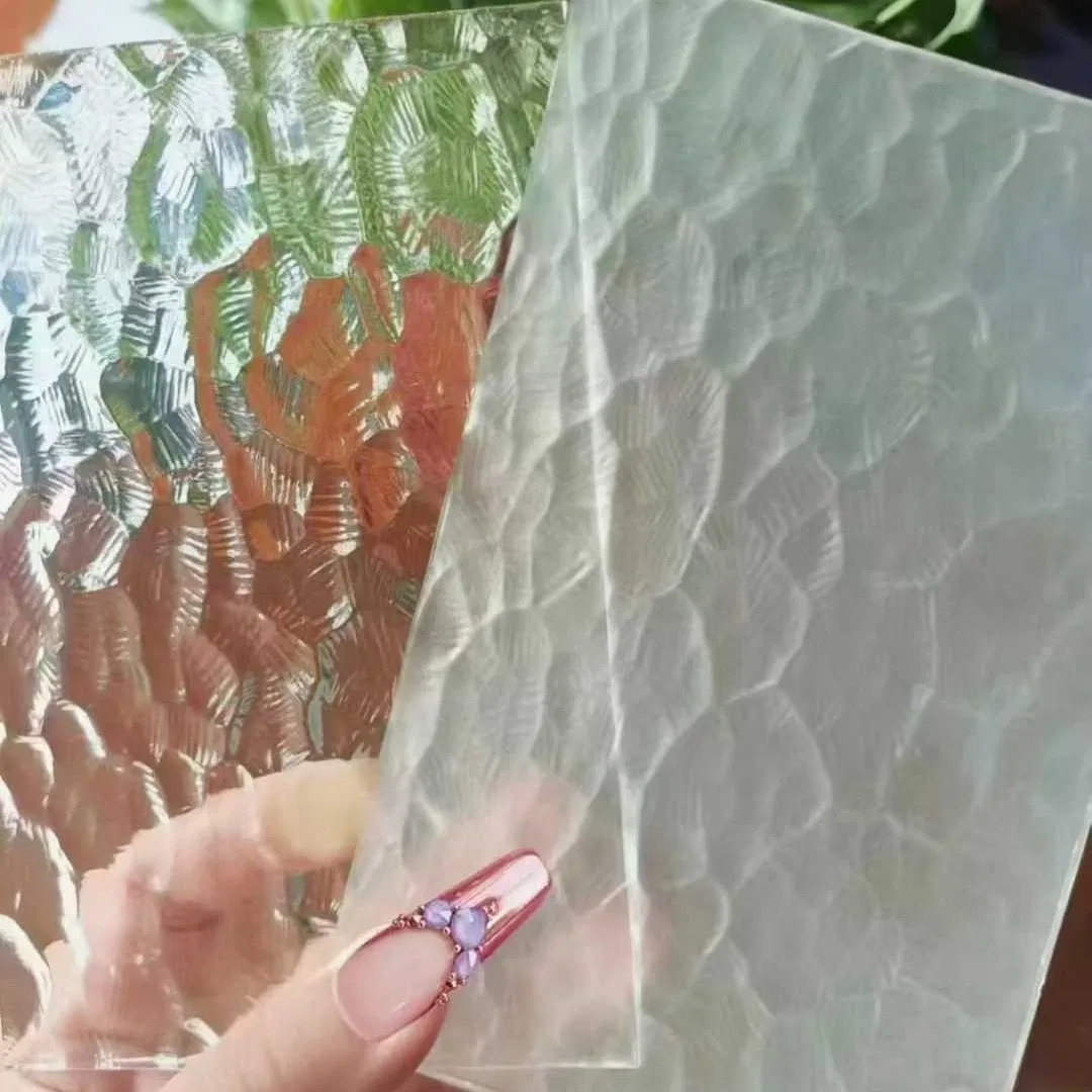 The Manufacturer Supplies Decorative Transparent Color Patterned Glass for Architecture Building Glass