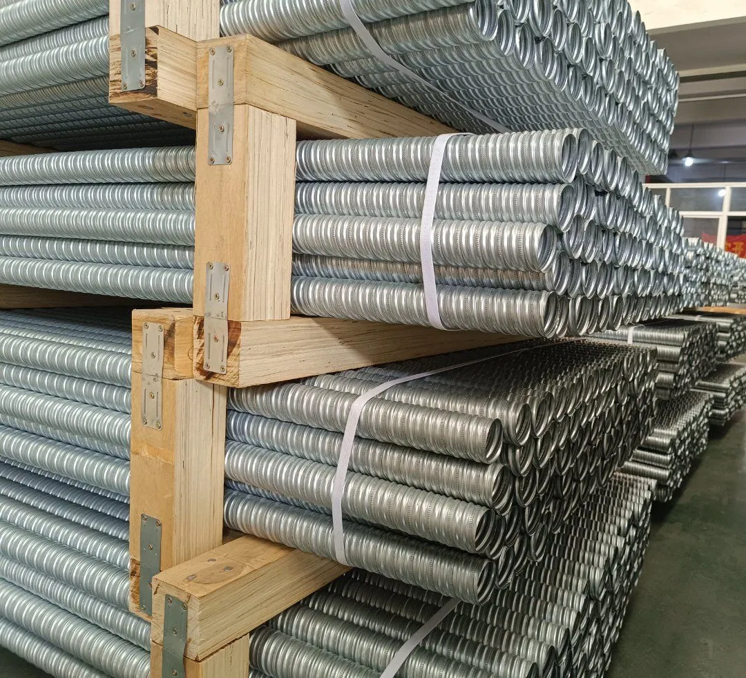 40-130 mm Post-Tensioning Duct Building Embedded Metal Bellows Large Diameter Concrete Bellows