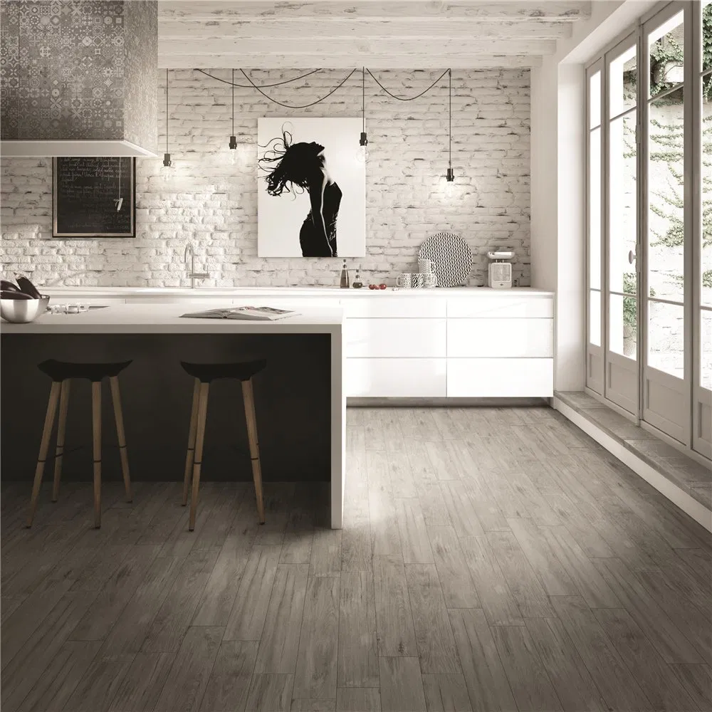 Rustic Glazed Porcelain Ceramic Wood Look Floor/Flooring Tiles for Building Material (TRP913)