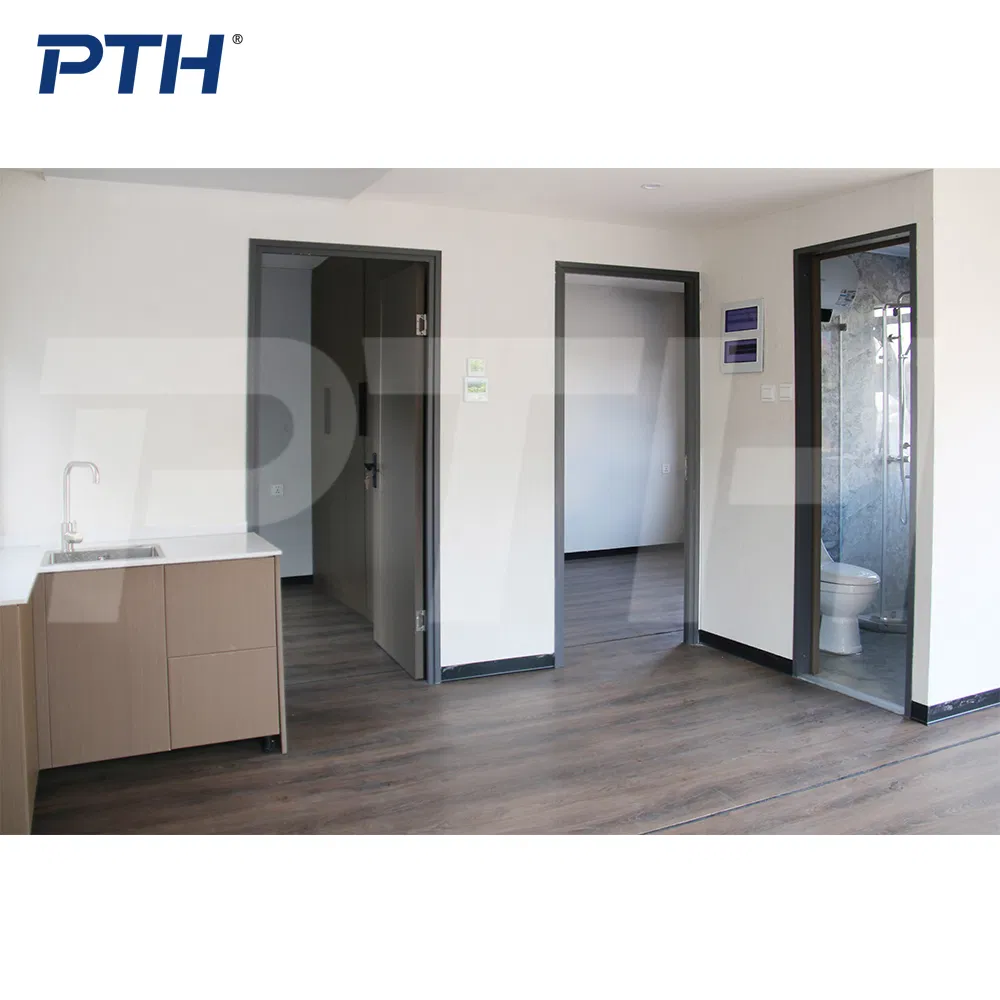 Pth® Fast 8 Hours Assembly 29/43sqm Fodable Smart House for Living with Bedrooms Kitchen Bathroom Pth Luxury Modern High Quality Prefab House Long Service