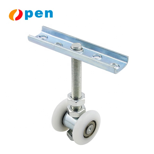 2 Wheels Pulley, Nylon/Plastic Hanging Suspension Top Wheels Sliding Door Roller Pulley