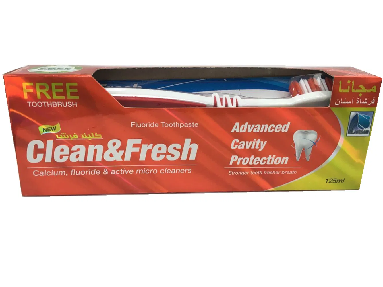 Free Sample Customized Logo Sensitive Whitening Toothpaste with Fluoride