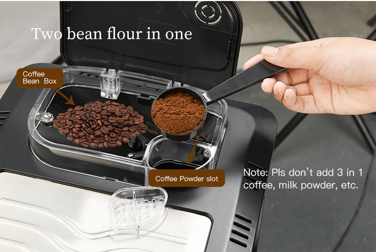 Home Appliance Espresso Machine with Milk Frother and Coffee Grinder Factory Price