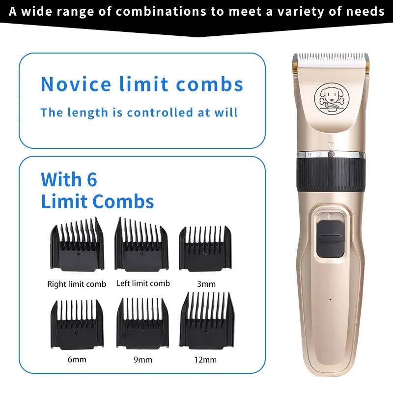 Professional Design Professional Barber Tool Stainless Steel Blade Rechargeable Electric Hair Clipper