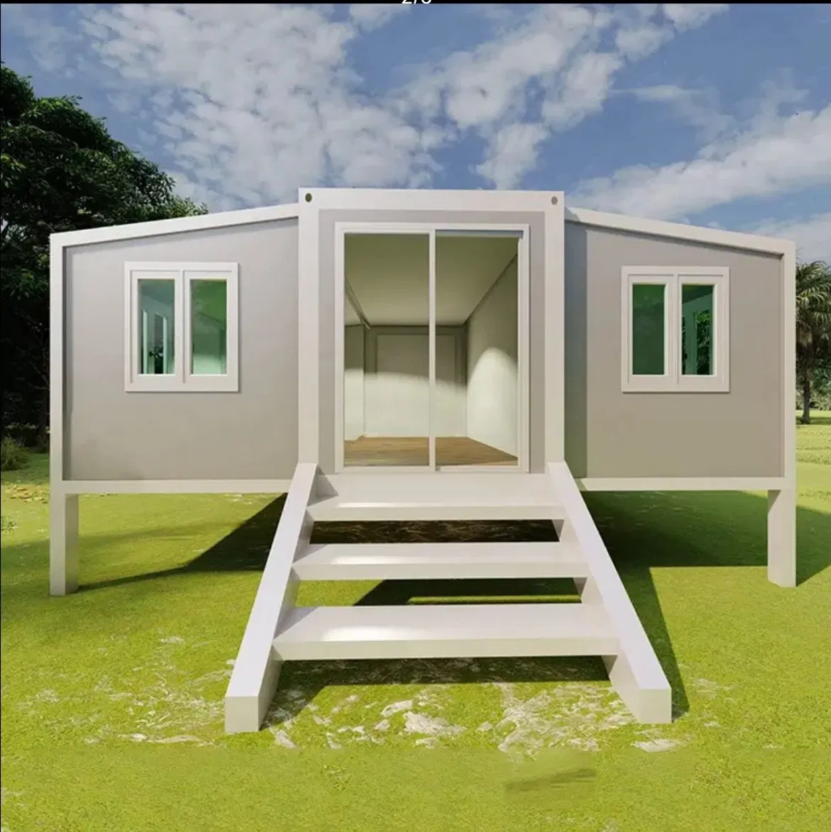 Customized Modular Tiny House Apple Cabin Expandable Container Portable Container House Expandable