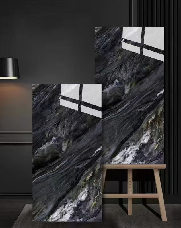 Плитка керамическая 600x1200 мм, полированная, цветная