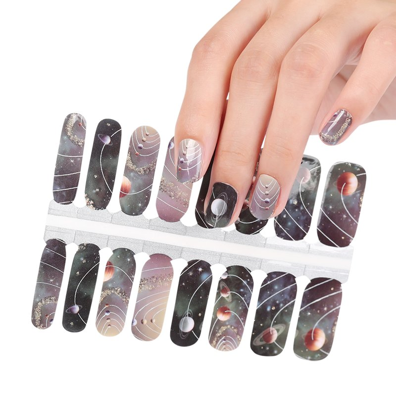 Wholesale Flower Serious Gel Nail Sticker for Nail Wraps
