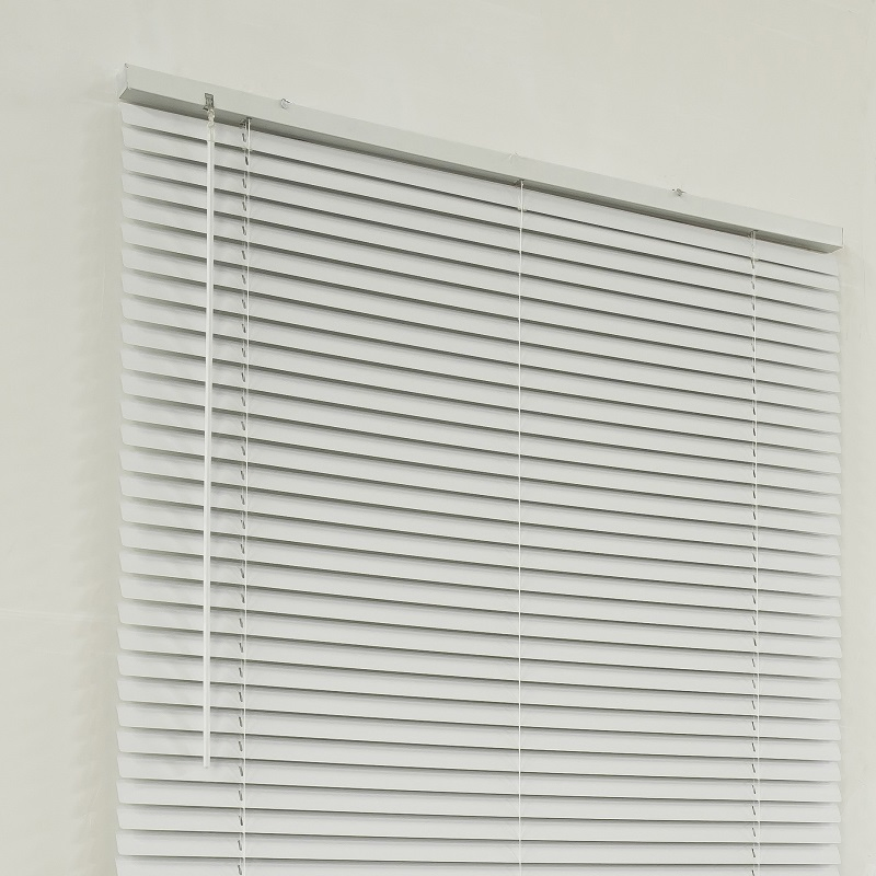 L-Shaped Blades Aluminum Mini Blinds, 100% Privacy Horizontal Blinds